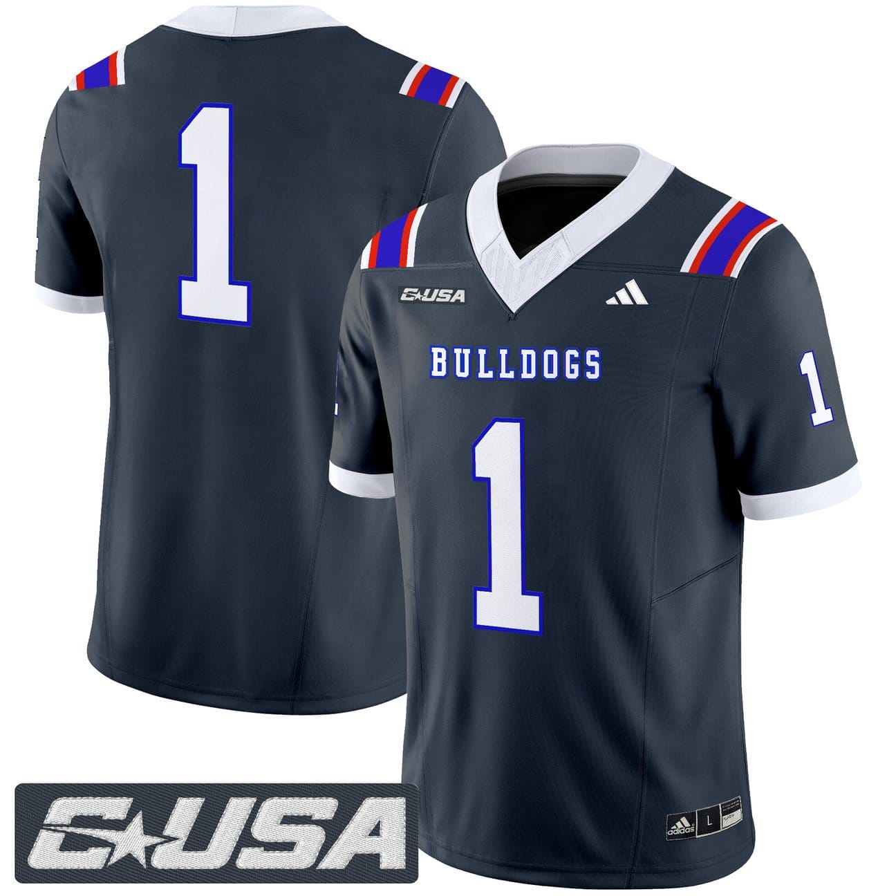 Team Jersey #1 Louisiana Tech Bulldogs 2025 Vapor Limited Stitched