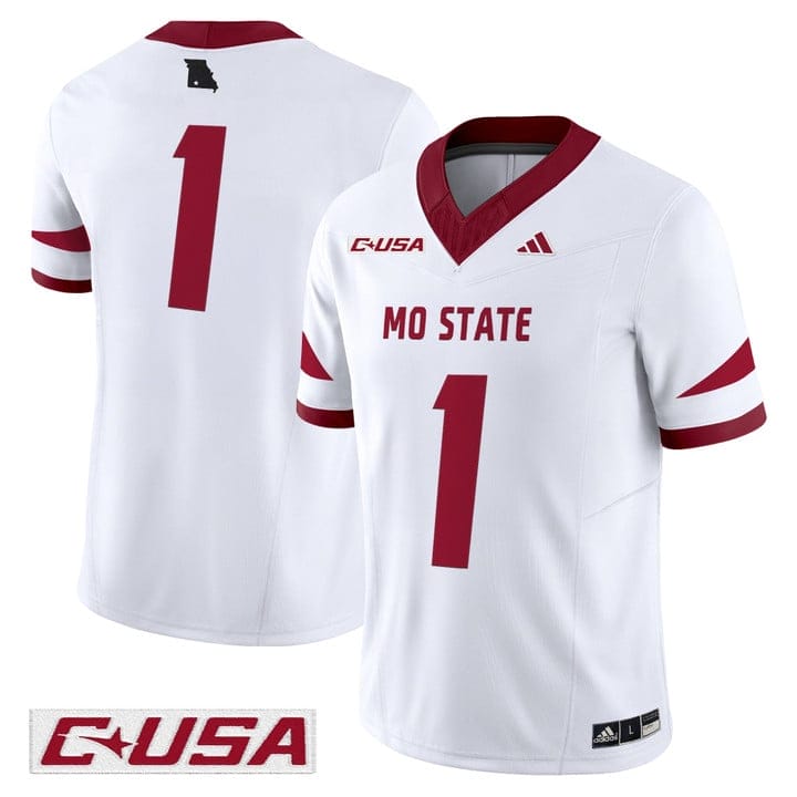 Team Jersey #1 Missouri State Bears 2025 Vapor Limited Stitched - Image 5
