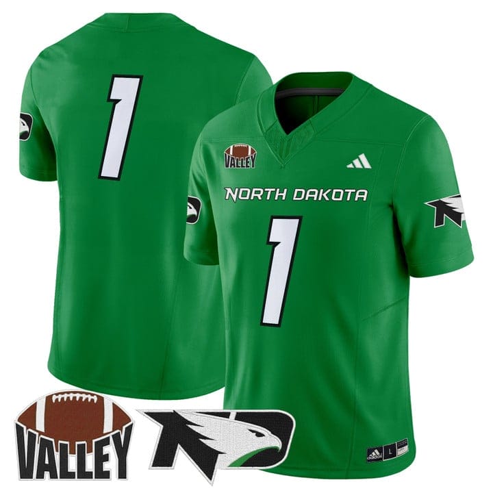 Team Jersey #1 North Dakota Fighting Hawks 2025 Vapor Limited Stitched - Image 4