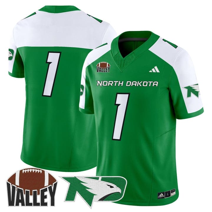 Team Jersey #1 North Dakota Fighting Hawks 2025 Vapor Limited Stitched - Image 3