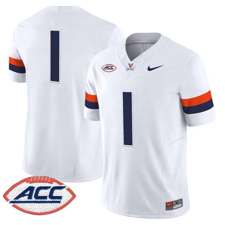 Team Jersey #1 Virginia Cavaliers 2025 Vapor Limited Stitched 1995 - Image 3