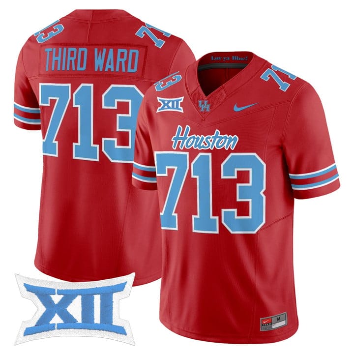 Third Ward Jersey #713 Houston Cougars 2025 Oilers Inspired Stitched - Image 4