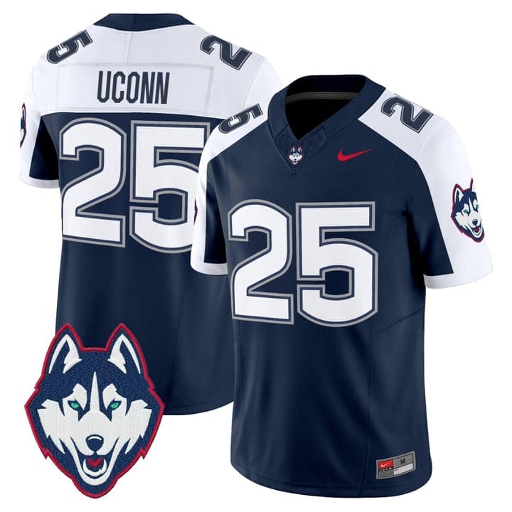 Alternative view of UConn Jersey #25 UConn Huskies 2025 Vapor Limited Stitched
