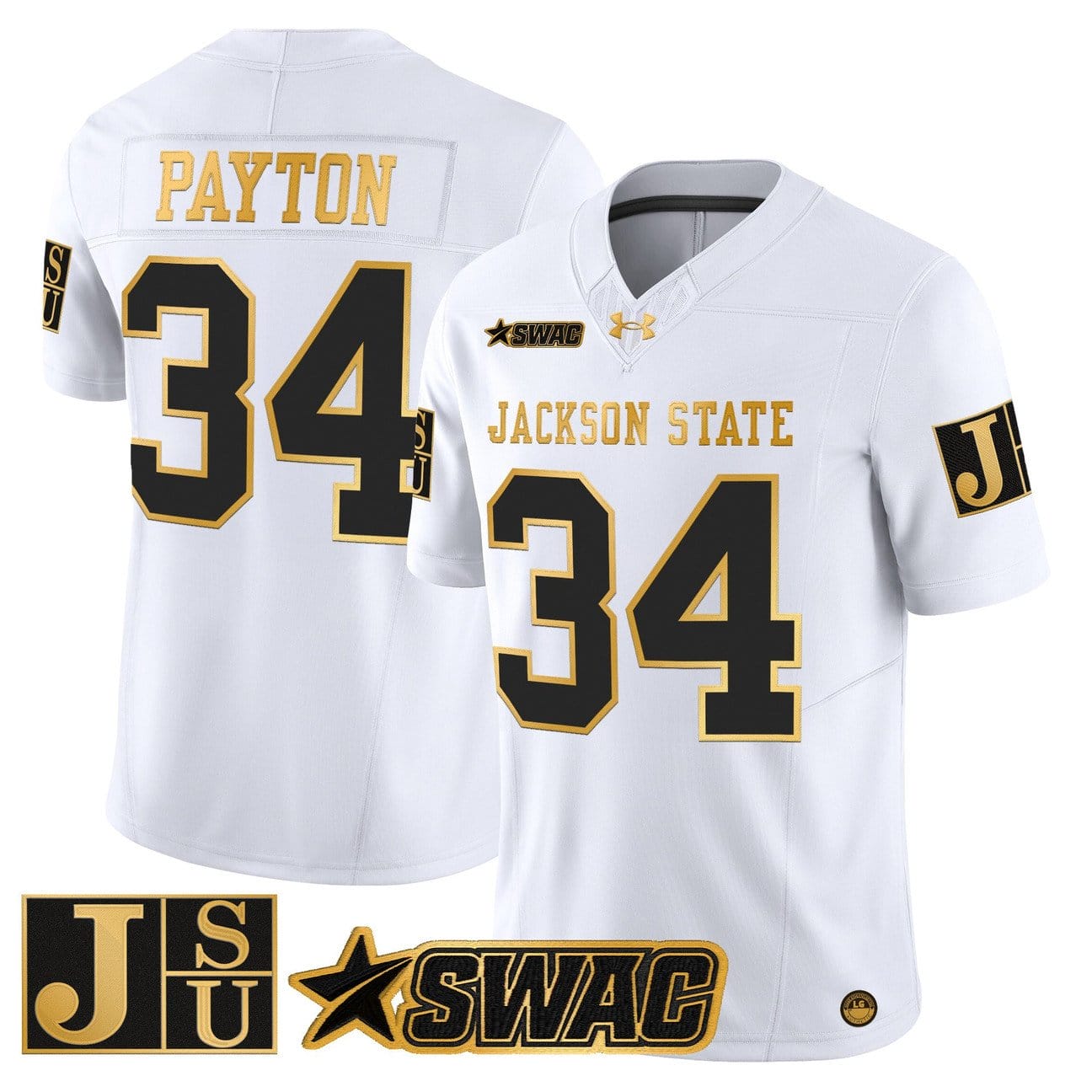 Walter Payton Jersey #34 Jackson State Tigers 2025 Vapor Stitched - Image 4
