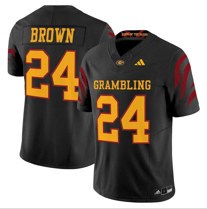 Willie Brown Jersey #24 Grambling Tigers 2025 Vapor Limited Stitched - Image 2