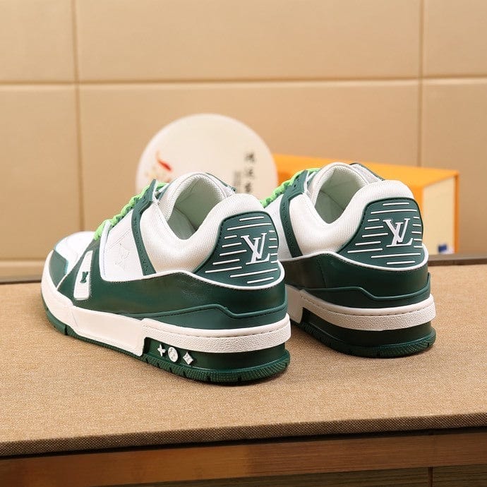 Luxury Virgil Trainer Sneakers Shoes Signature Green - Image 7