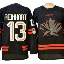 2026 Winter Olympics Team Canada #13 Sam Reinhart Hockey Jersey Black