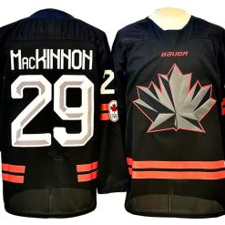 2026 Winter Olympics Team Canada #29 Nathan MacKinnon Hockey Jersey Black