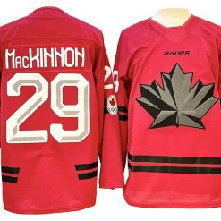 2026 Winter Olympics Team Canada #29 Nathan MacKinnon Hockey Jersey Red