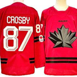 2026 Winter Olympics Team Canada #87 Sidney Crosby Hockey Jersey Red