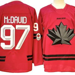 2026 Winter Olympics Team Canada #97 Connor McDavid Red Hockey Jersey