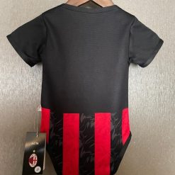 Alternative view of AC Milan 2025-26 Rossoneri Pride Soccer Baby Bodysuit – Red Black