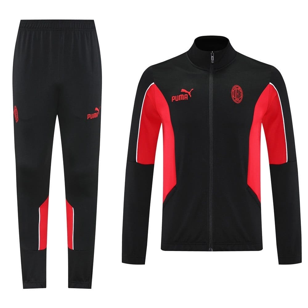 AC Milan 2025-26 Soccer Training Set – Black&Red