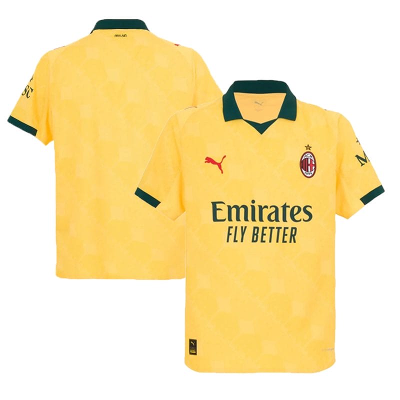 AC Milan 2025-26 Third Men Jersey – Yellow