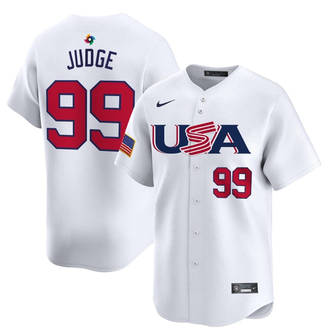 Aaron Judge Jersey #99 Projected Team USA World Baseball Classic 2023 Style 2026 Roster - Image 3