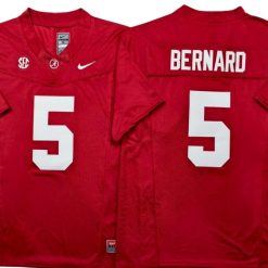 Alternative view of Alabama Crimson Tide #5 Germie Bernard Vapor F.U.S.E. Limited Jersey Stitched