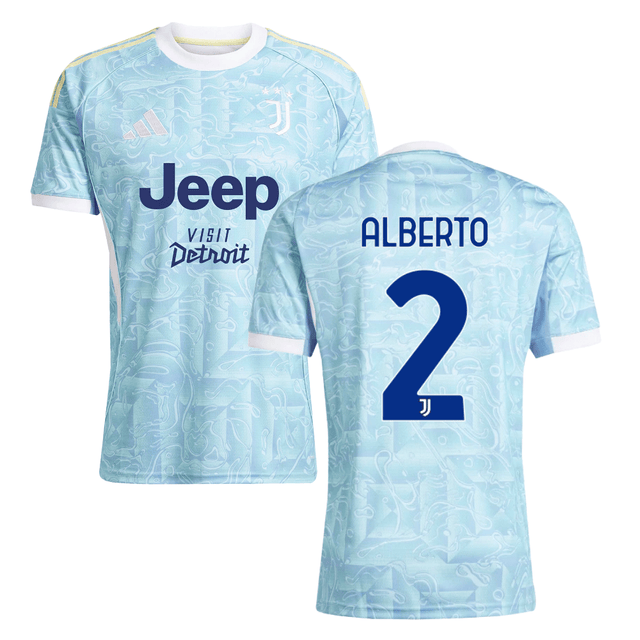 Alberto Costa 2 Juventus 2025-26 Away Match Jersey – Light Blue