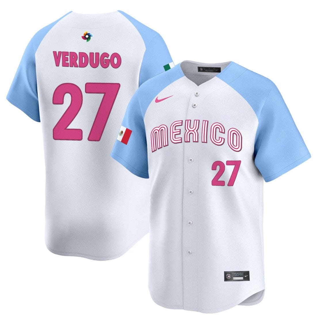 Alex Verdugo Jersey #27 Projected Team Mexico World Baseball Classic 2023 Style 2026 Roster