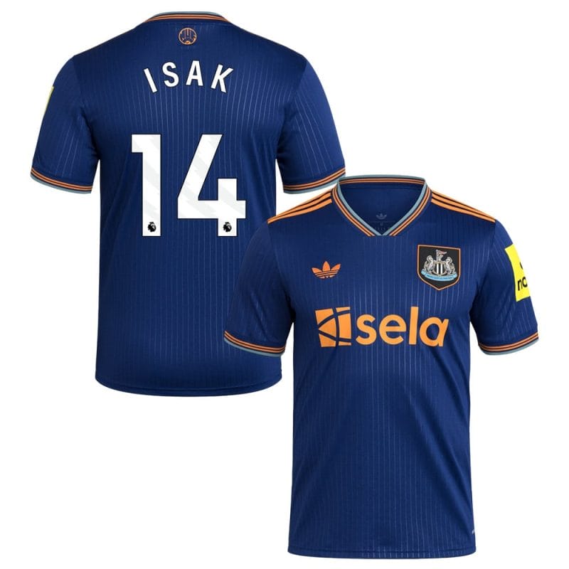 Alexander Isak #14 Newcastle United 2025-26 Third Match Jersey – Navy
