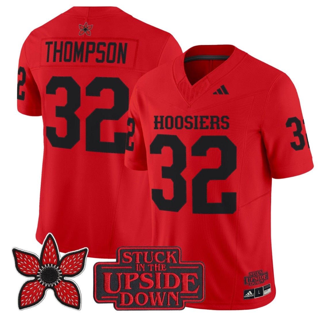 Alternative view of Anthony Thompson Jersey #32 Indiana Hoosiers Stranger Things Edition Stitched