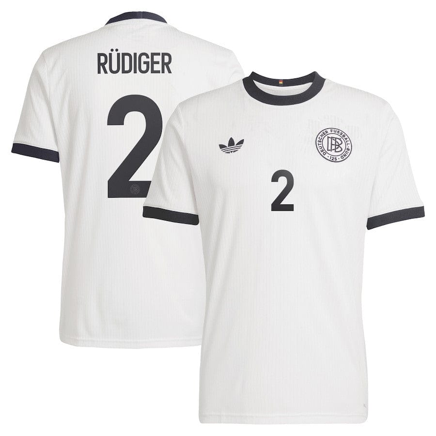 Antonio Rüdiger 2 Germany National Team 125th Anniversary Men Jersey – White