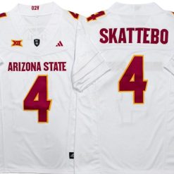 Alternative view of Arizona State Sun Devils #4 Cameron Skattebo Vapor F.U.S.E. Limited Jersey