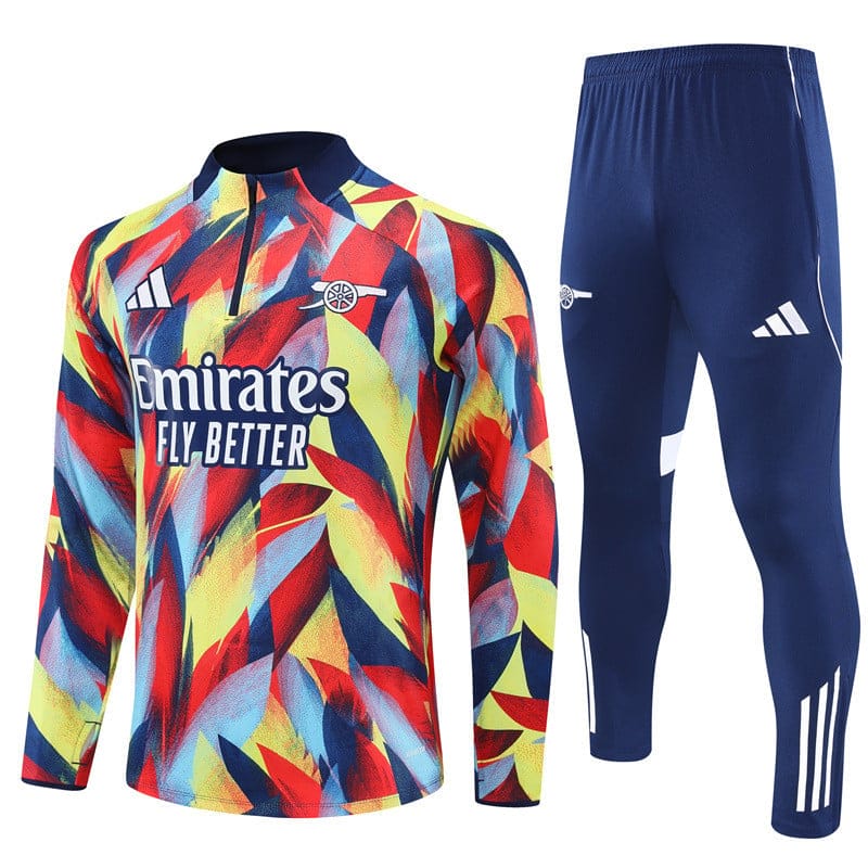 Arsenal 2025-26 Soccer Training Set – Bold Flame Pattern