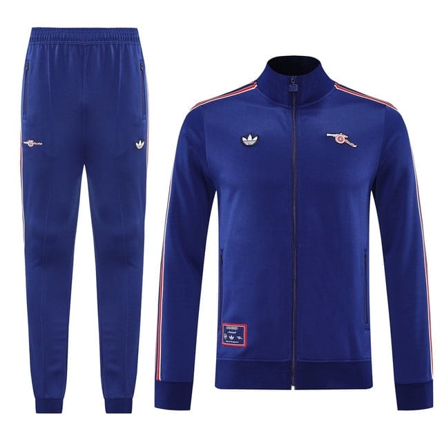 Arsenal 2025-26 Soccer Training Set – Navy Blue Three stripes