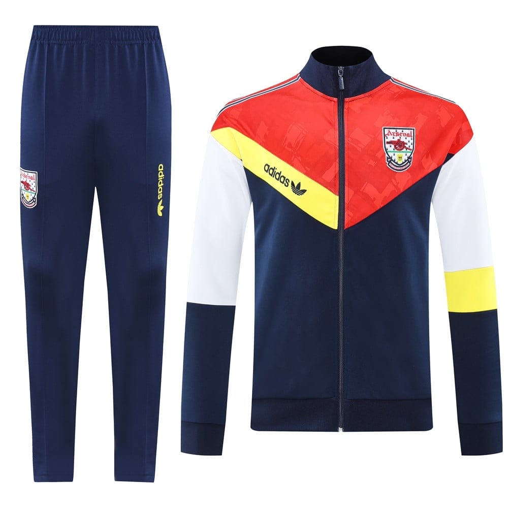 Arsenal 2025-26 Soccer Training Set – Navy Red Retro