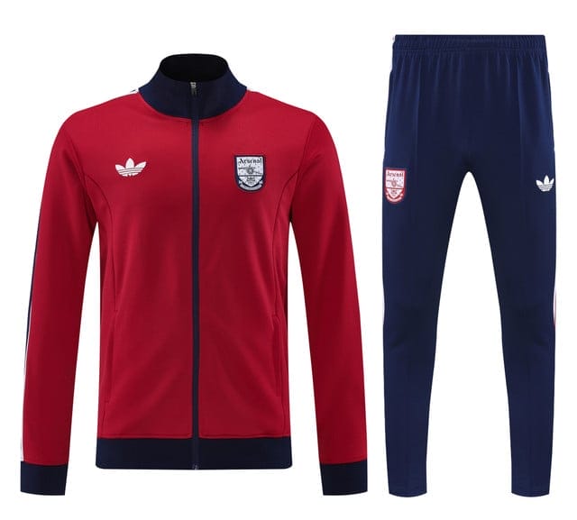 Arsenal 2025-26 Soccer Training Set – Retro Royalty in Red and Navy