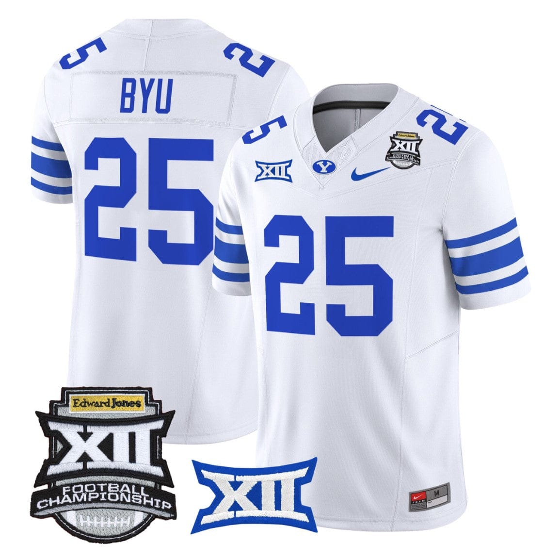 BYU Jersey #25 BYU Cougars 2025 Big 12 Championship Vapor Stitched - Image 5