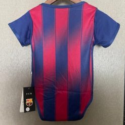 Alternative view of Barcelona 2025-26 Little Culer Comfort Home Soccer Baby Bodysuit – Scarlet