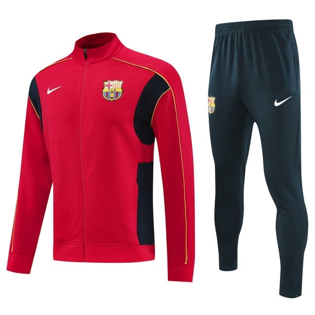 Barcelona 2025-26 Soccer Training Set – Crimson and Navy