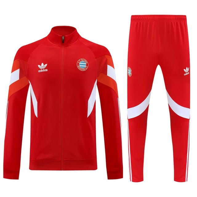 Bayern Munich 2025-26 Soccer Training Set – Red and White