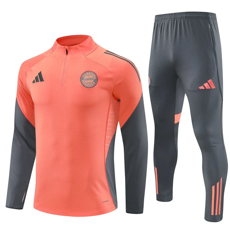 Bayern Munich 2025-26 Soccer Training Set – Striking Coral