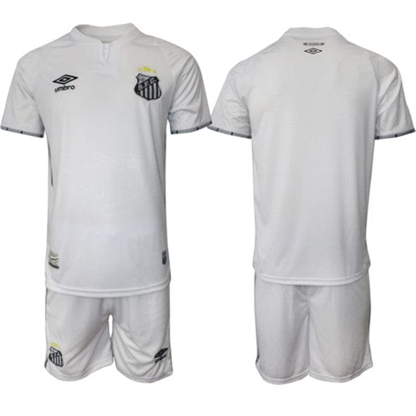 Blank Jersey Santos F.C. White Home 2025 - 26 Soccer Suit