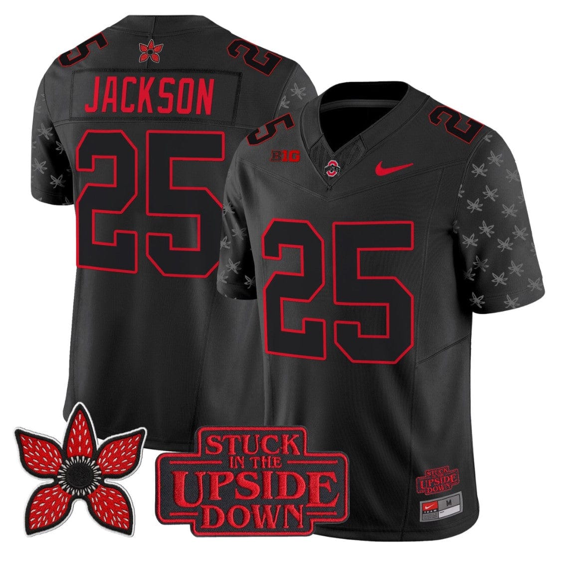 Bo Jackson Jersey #25 Ohio State Stranger Things Edition Vapor Limited Stitched