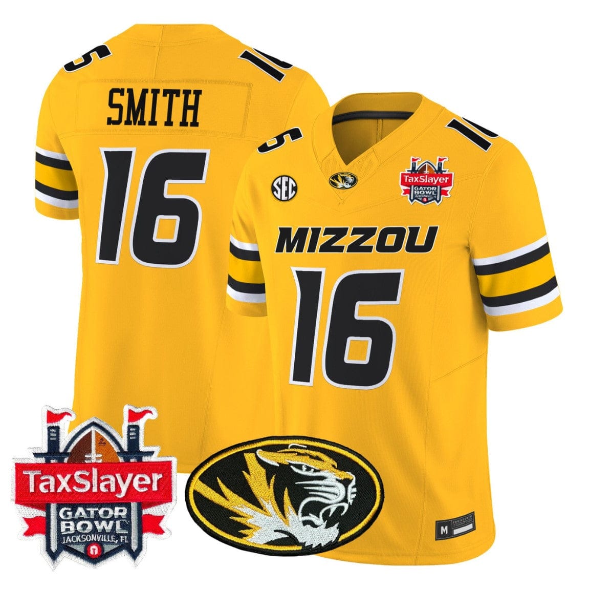 Brad Smith Jersey #16 Missouri Tigers 2025 Gator Bowl Vapor Stitched - Image 4