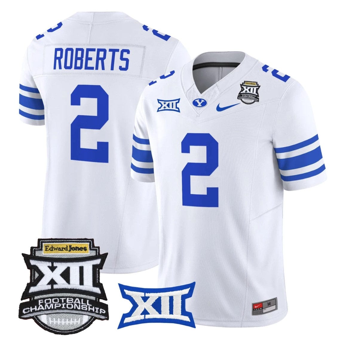 Chase Roberts Jersey #2 BYU Cougars 2025 Big 12 Championship Stitched - Image 5
