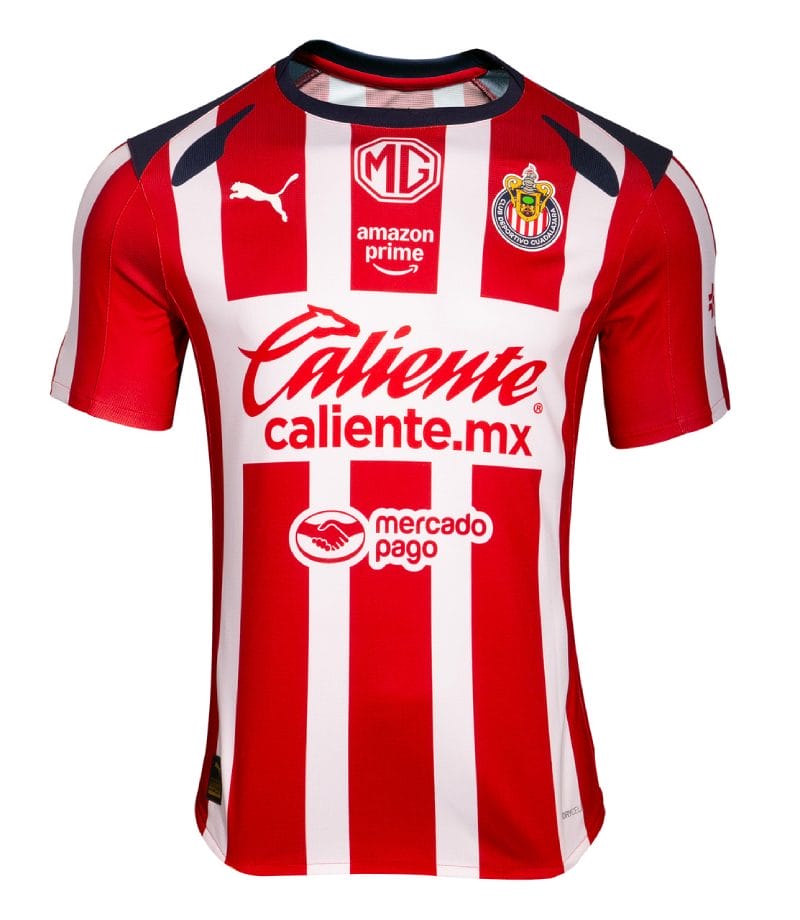 Chivas 2025-26 A. GONZALEZ 34 Home Jersey – Red