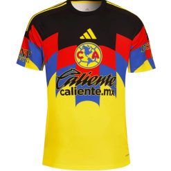 Alternative view of Club América 2025-26 A. Zendejas 10 Home Jersey – Yellow