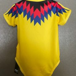 Alternative view of Club America 2025-26 Vibrant Little Eagle Fan Soccer Baby Bodysuit – Yellow