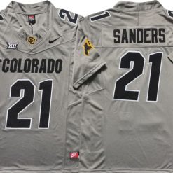 Alternative view of Colorado Buffaloes #21 Shilo Sanders Vapor F.U.S.E. Limited Jersey Stitched