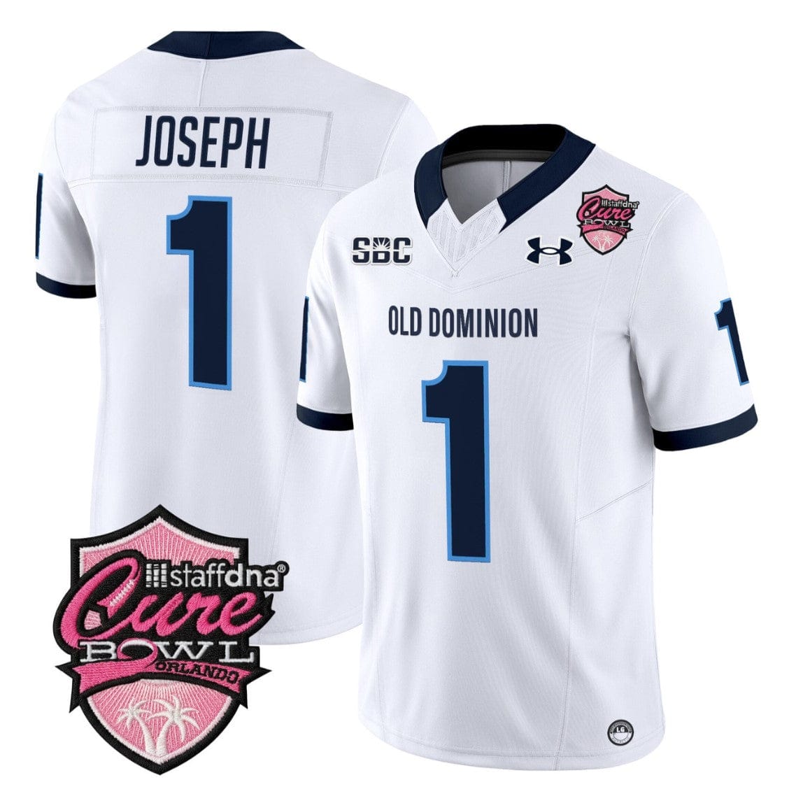 Colton Joseph Jersey #1 Old Dominion Monarchs 2025 Cure Bowl Stitched - Image 4