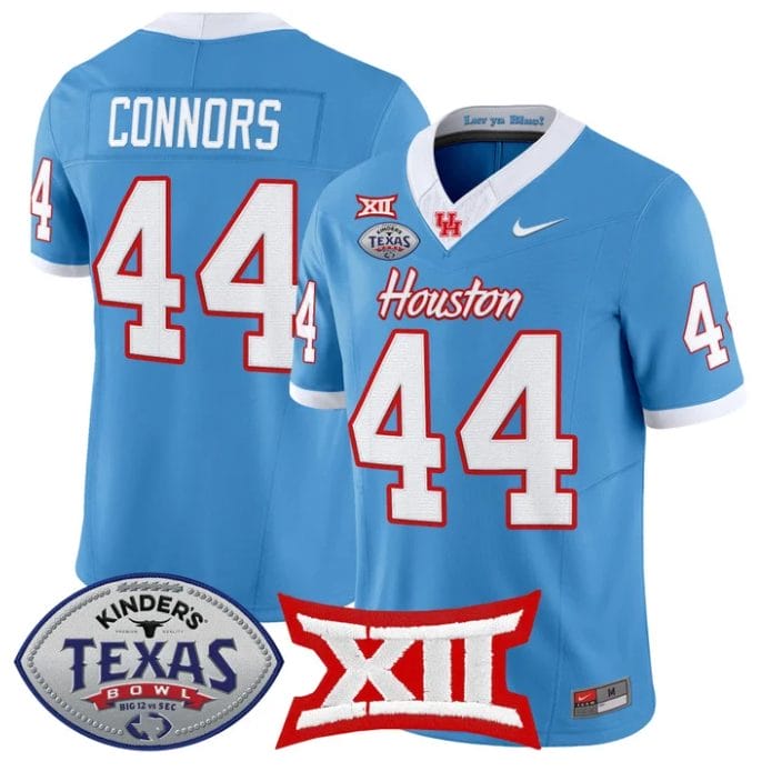 Dean Connors Jersey #44 Houston Cougars 2025 Texas Bowl Stitched - Image 3