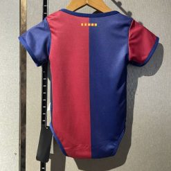 Alternative view of FC Barcelona 202526 Mini Culer Outfit Soccer Baby Bodysuit – Red Blue