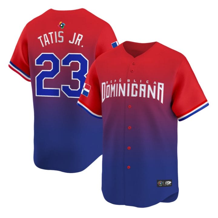 Fernando Tatis Jr Jersey #23 Dominican Republic Classic 2026 Roster Stitched