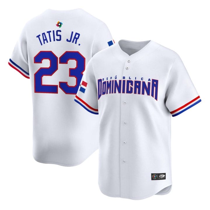 Fernando Tatis Jr Jersey #23 Dominican Republic Classic 2026 Roster Stitched - Image 2