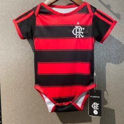 Flamengo 2025-26 Adorable Future Fan Gear Baby Bodysuit – Red black
