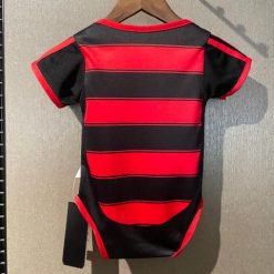 Alternative view of Flamengo 2025-26 Adorable Future Fan Gear Baby Bodysuit – Red black